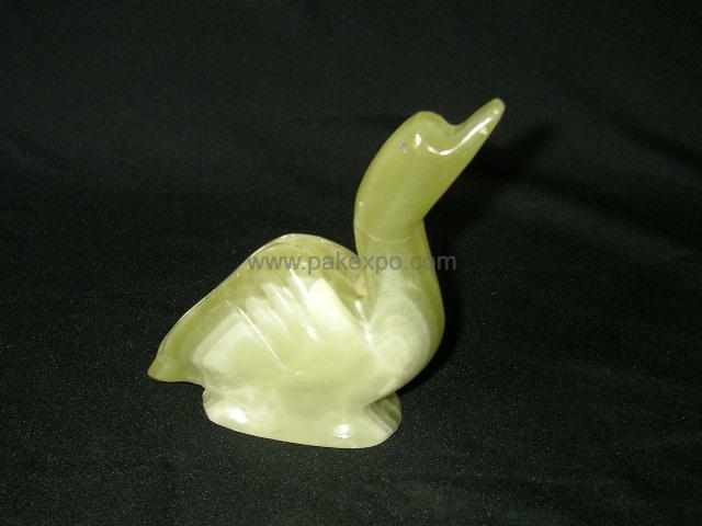 Duck Animal Figure item 0065 – Pakistani onyx marble by Pak Expo