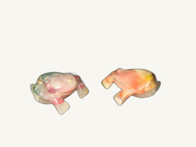 Frog Patchwork Animal Figure item 0068 – Pakistani onyx marble by Pak Expo