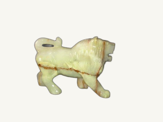 Onyx Lion Animal Figure item 0081 – Pakistani onyx marble by Pak Expo