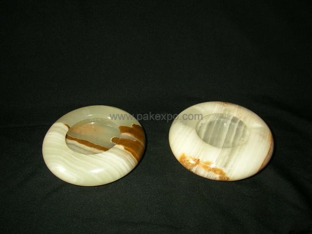 Onyx Plain Ashtray item 0262 – Pakistani onyx marble by Pak Expo