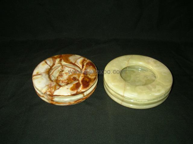Onyx Ring Ashtray item 0269 – Pakistani onyx marble by Pak Expo