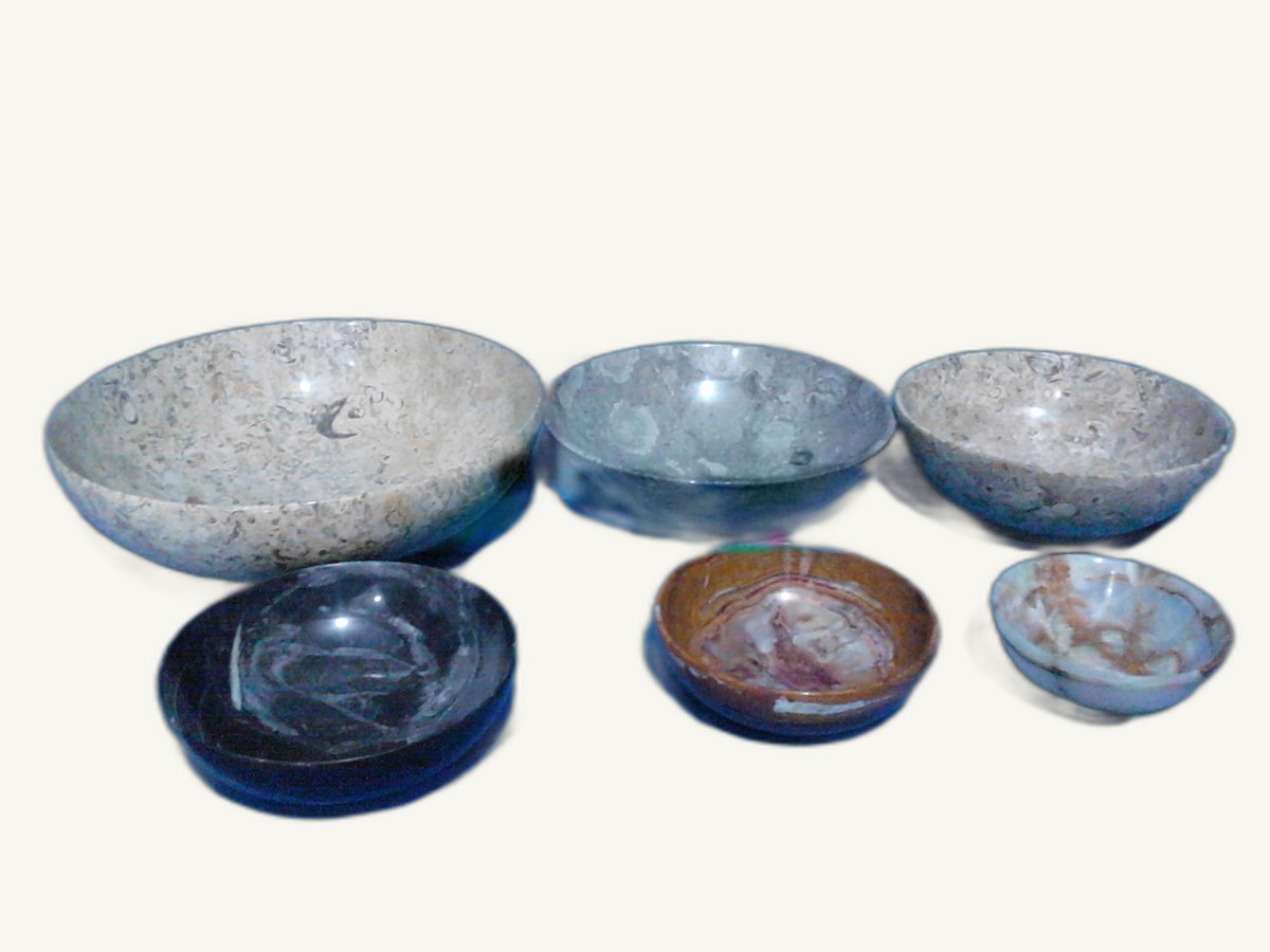Mix Stone Bowl item 0113 – Pakistani onyx marble by Pak Expo