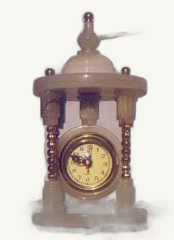 Onyx Clock item 0159 – Pakistani onyx marble by Pak Expo