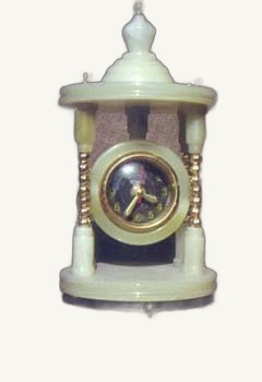 Onyx Stone Clock item 0158 – Pakistani onyx marble by Pak Expo
