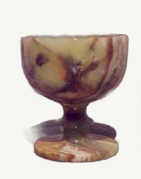 Cup Ice Cream Handicraft item 0185 – Pakistani onyx marble by Pak Expo