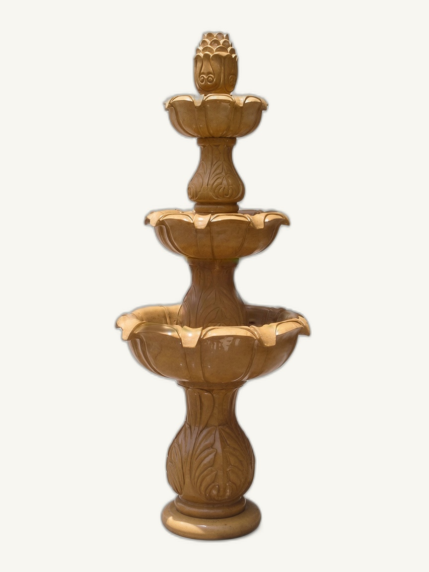 Fountain Golden Marble Handicraft item 0327 – Pakistani onyx marble by Pak Expo