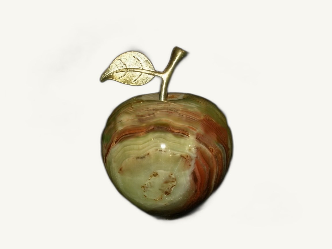 Apple Fruit Piece item 0251 – Pakistani onyx marble by Pak Expo