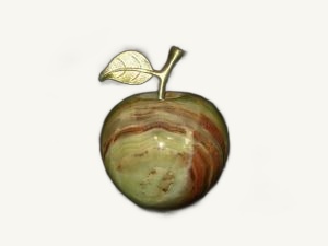 Onyx Apple Fruit Piece item 0255 – Pakistani onyx marble by Pak Expo