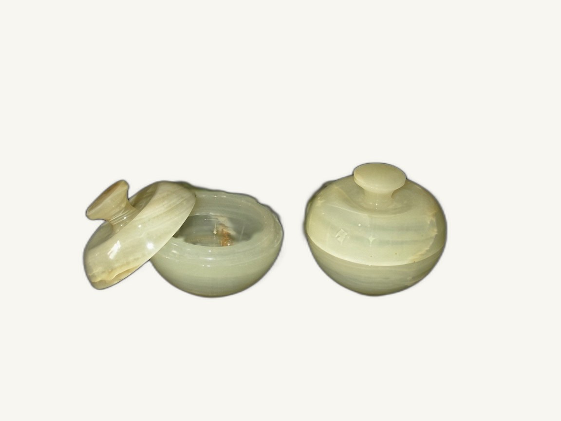 Jar Onyx Apple Candy Handicraft item 0249 – Pakistani onyx marble by Pak Expo