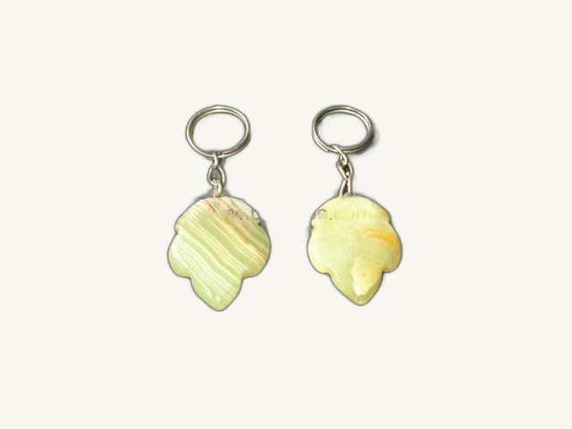 Plain Key Ring item 0278 – Pakistani onyx marble by Pak Expo