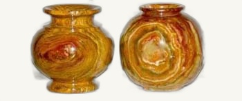 Multi Stone Pot item 0218 – Pakistani onyx marble by Pak Expo