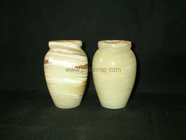Natural Beauty Stone Pot item 0221 – Pakistani onyx marble by Pak Expo
