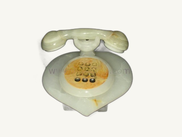 Telephone Onyx 3 Handicraft item 0298 – Pakistani onyx marble by Pak Expo